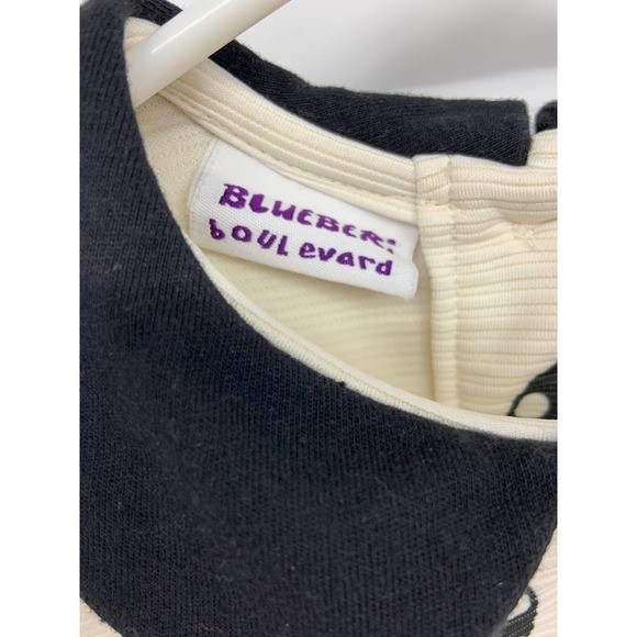 Blueberi Boulevard Girls' Short Sleeve 3D Bow Drop Waist Knit Dress Size 6X - Picture 3 of 4